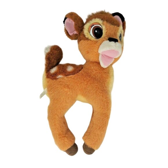 Vintage Disney Bambi Plush Deer 15" Stuffed Animal Toy Brown White Spotted Fawn - Picture 2 of 5